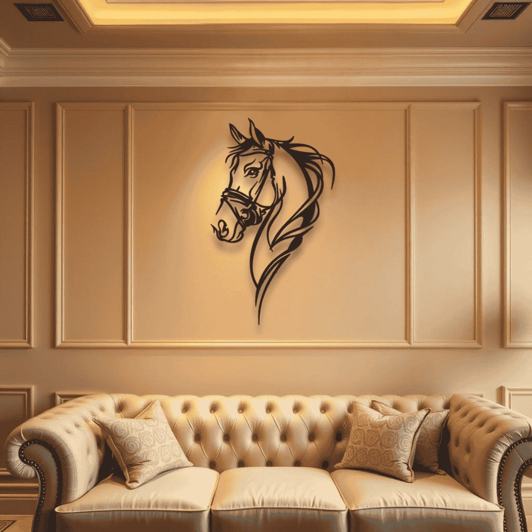 Horse Wall Art D15 لوحة الخيل | Metal Wall Art