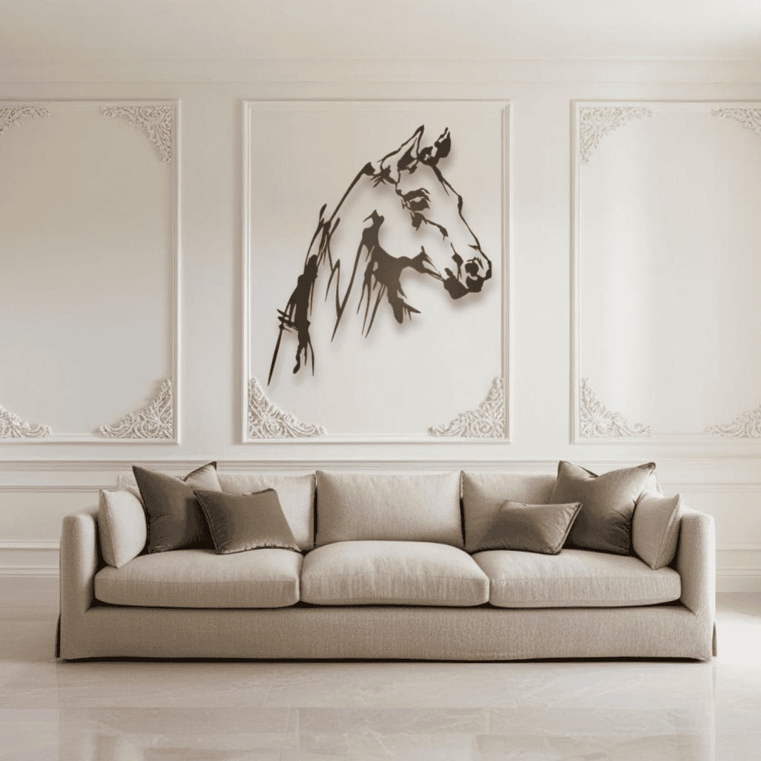 Horse Wall Art D22 لوحة الخيل | Metal Wall Art