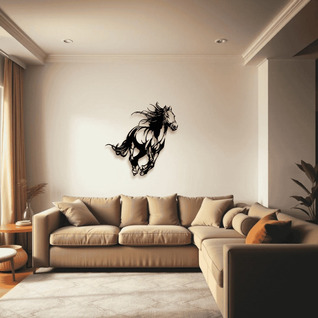Horse Wall Art D2 لوحة الخيل | Metal Wall Art