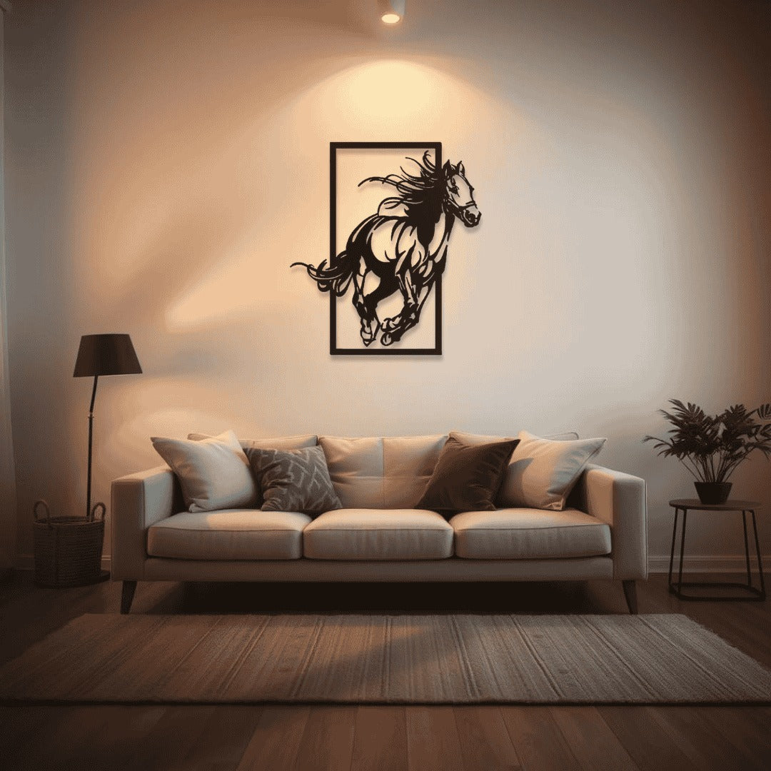 Horse Wall Art D4 لوحة الخيل | Metal Wall Art