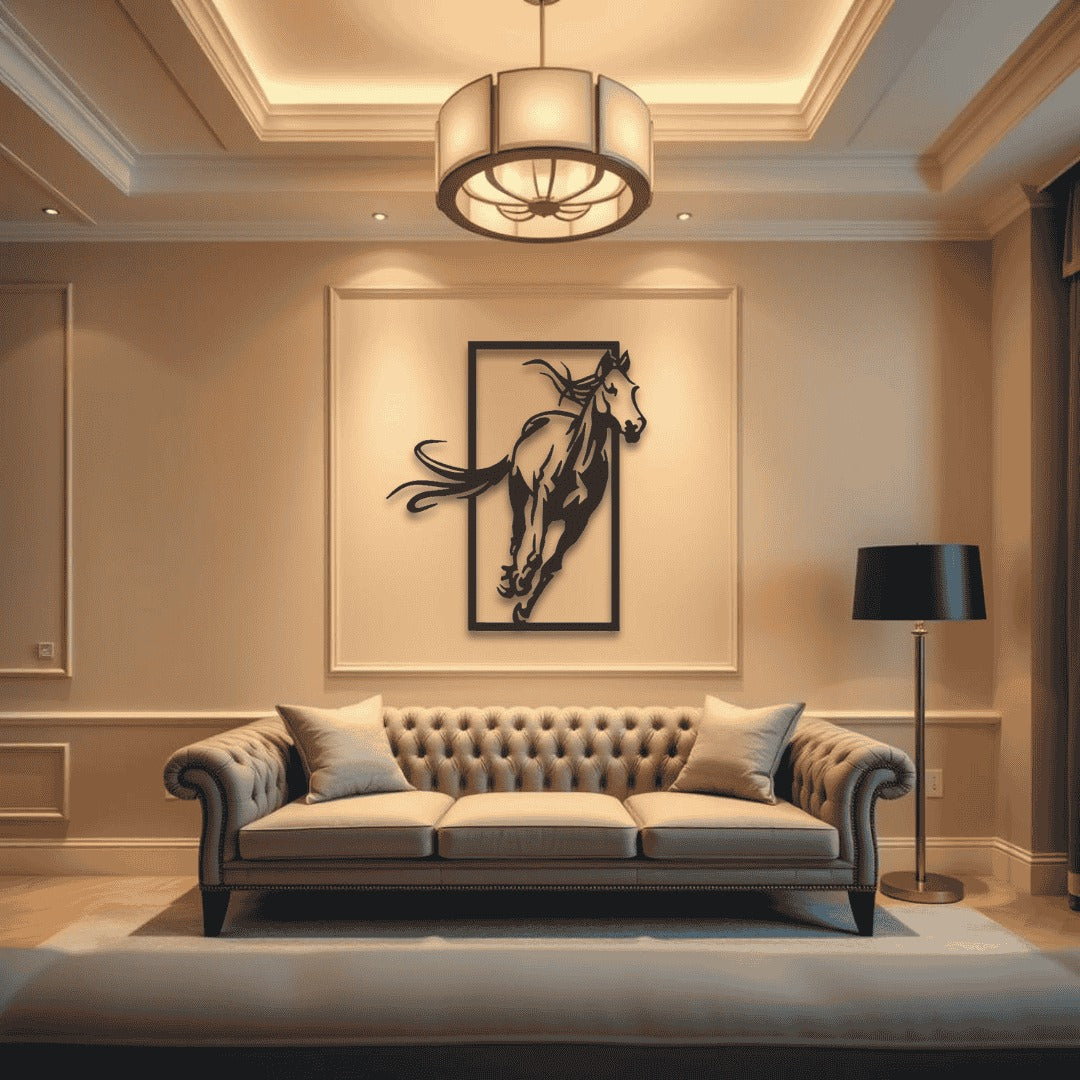 Horse Wall Art D7 لوحة الخيل | Metal Wall Art