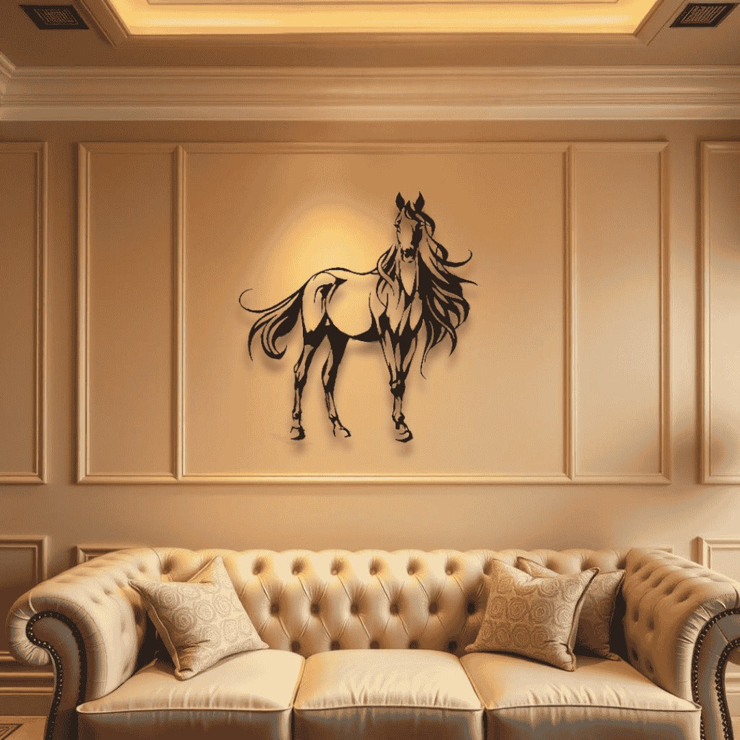 Horse Wall Art D16 لوحة الخيل | Metal Wall Art