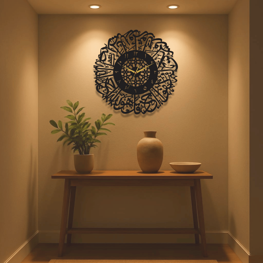 Surah Al Ikhlas | Metal Wall Clock