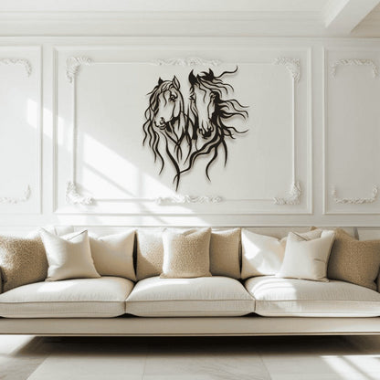 Horse Wall Art D12 لوحة الخيل | Metal Wall Art (Set of 2)