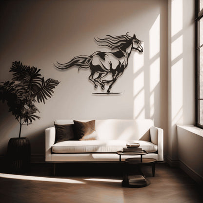 Horse Wall Art D14 لوحة الخيل | Metal Wall Art