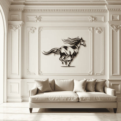 Horse Wall Art D14 لوحة الخيل | Metal Wall Art
