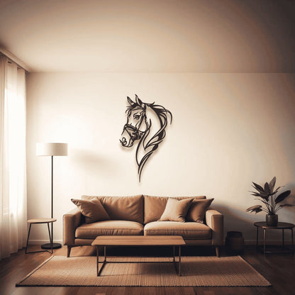 Horse Wall Art D15 لوحة الخيل | Metal Wall Art