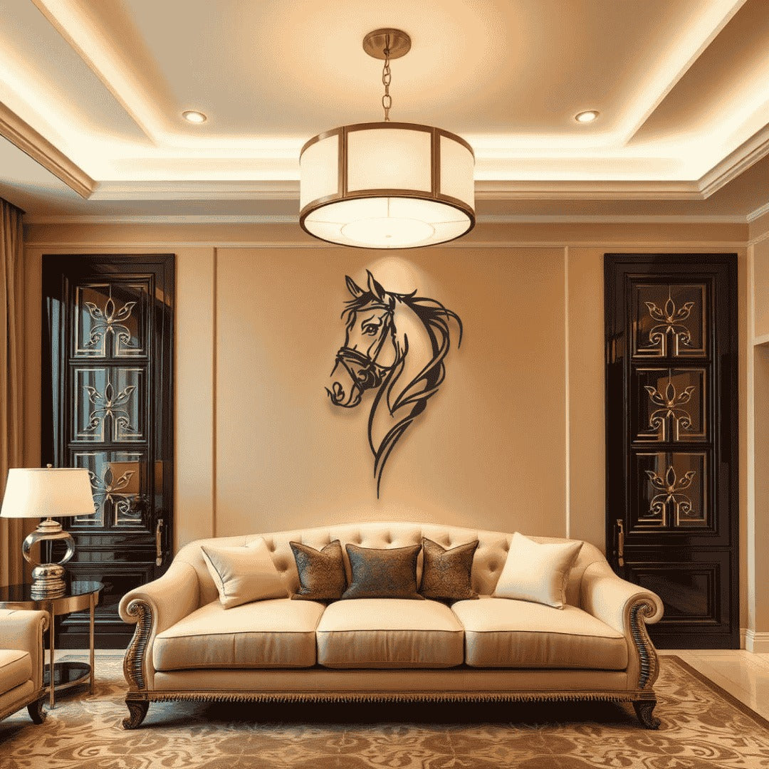 Horse Wall Art D15 لوحة الخيل | Metal Wall Art