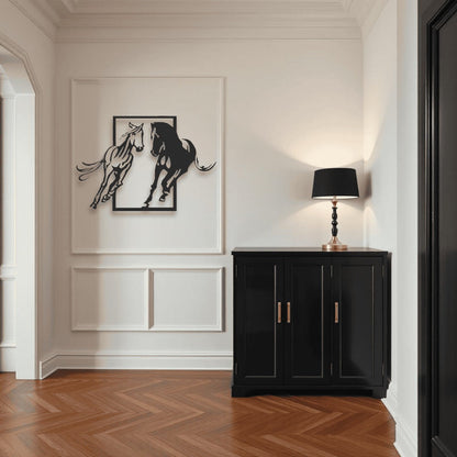 Horse Wall Art D17 لوحة الخيل | Metal Wall Art (Set of 2)