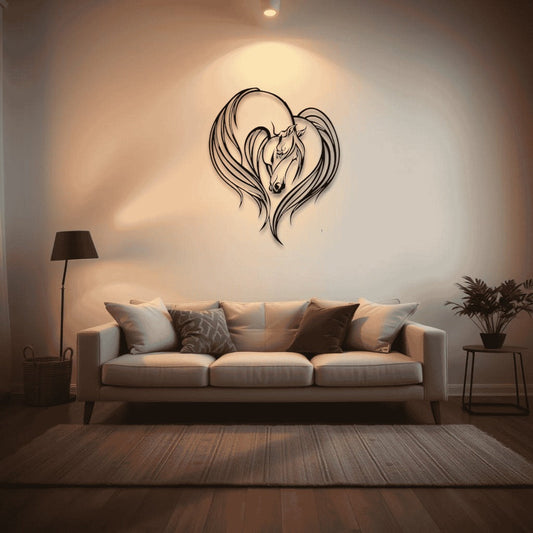 Horse Wall Art D18 لوحة الخيل | Metal Wall Art