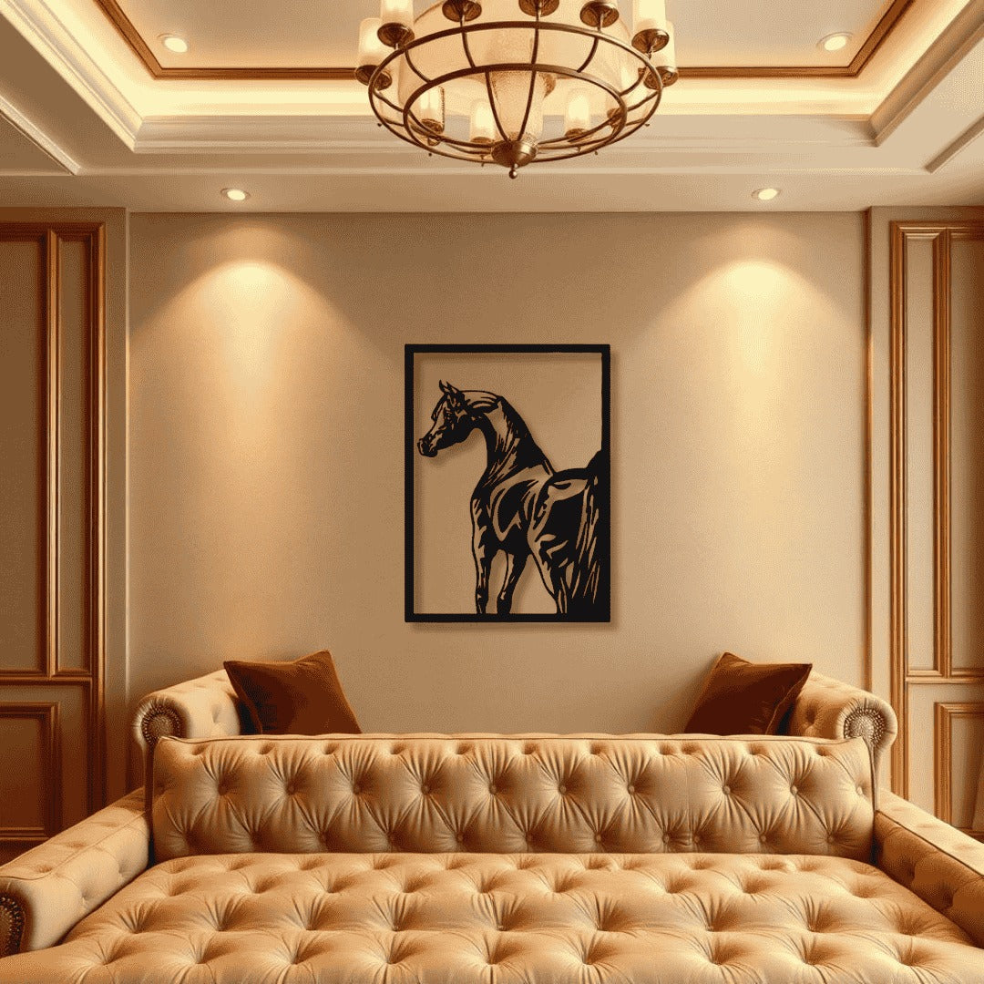 Horse Wall Art D19 لوحة الخيل | Metal Wall Art
