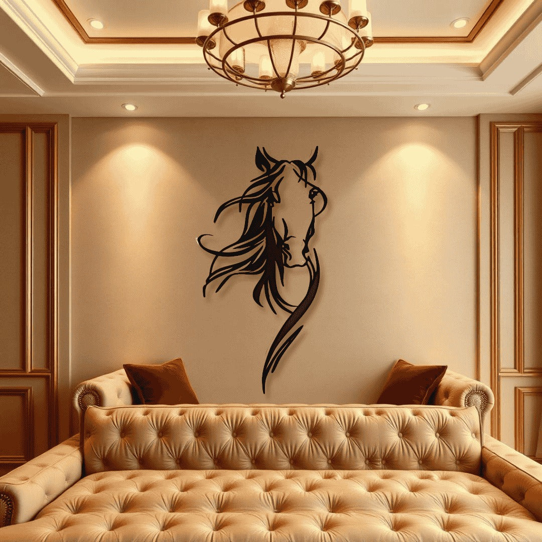 Horse Wall Art D20 لوحة الخيل | Metal Wall Art