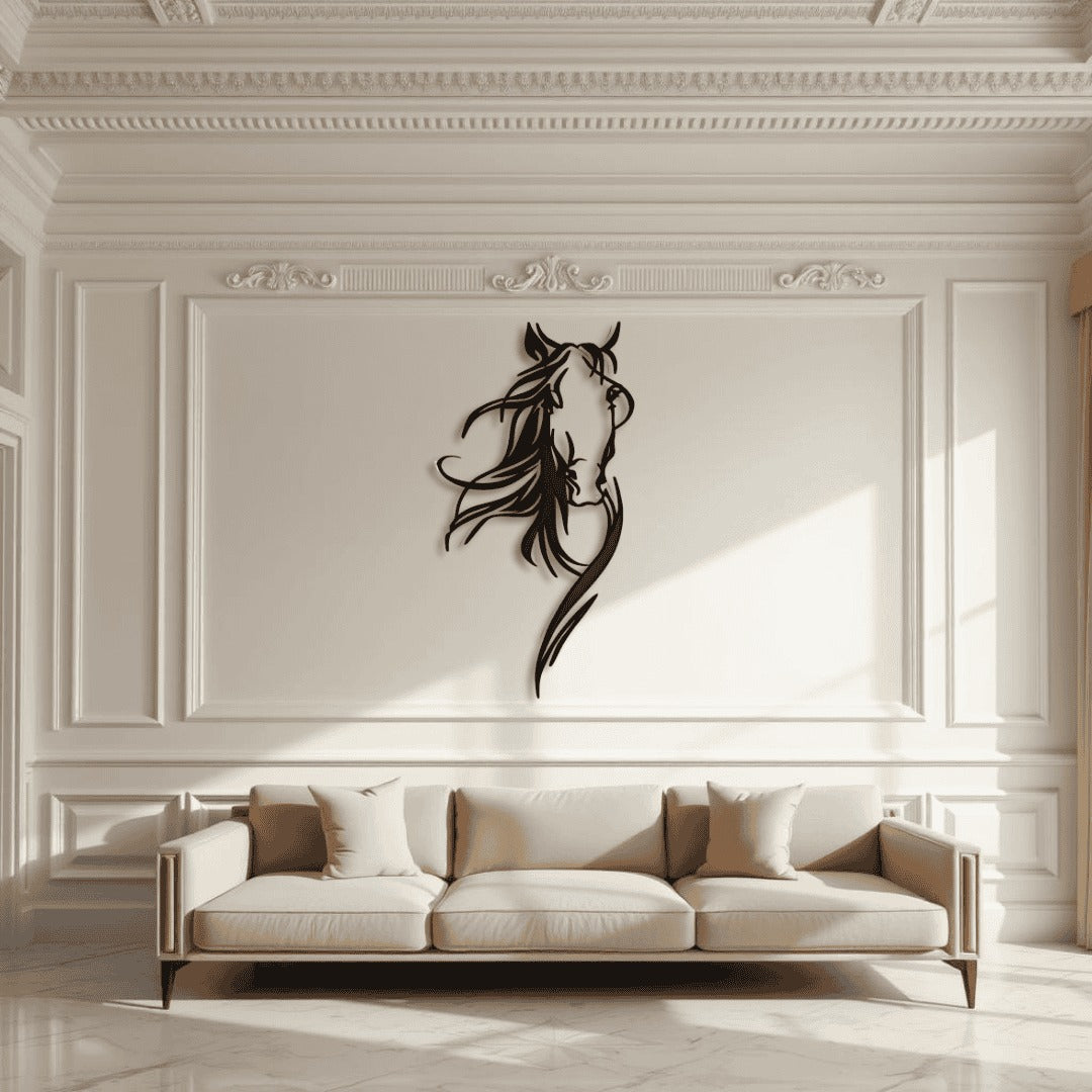 Horse Wall Art D20 لوحة الخيل | Metal Wall Art