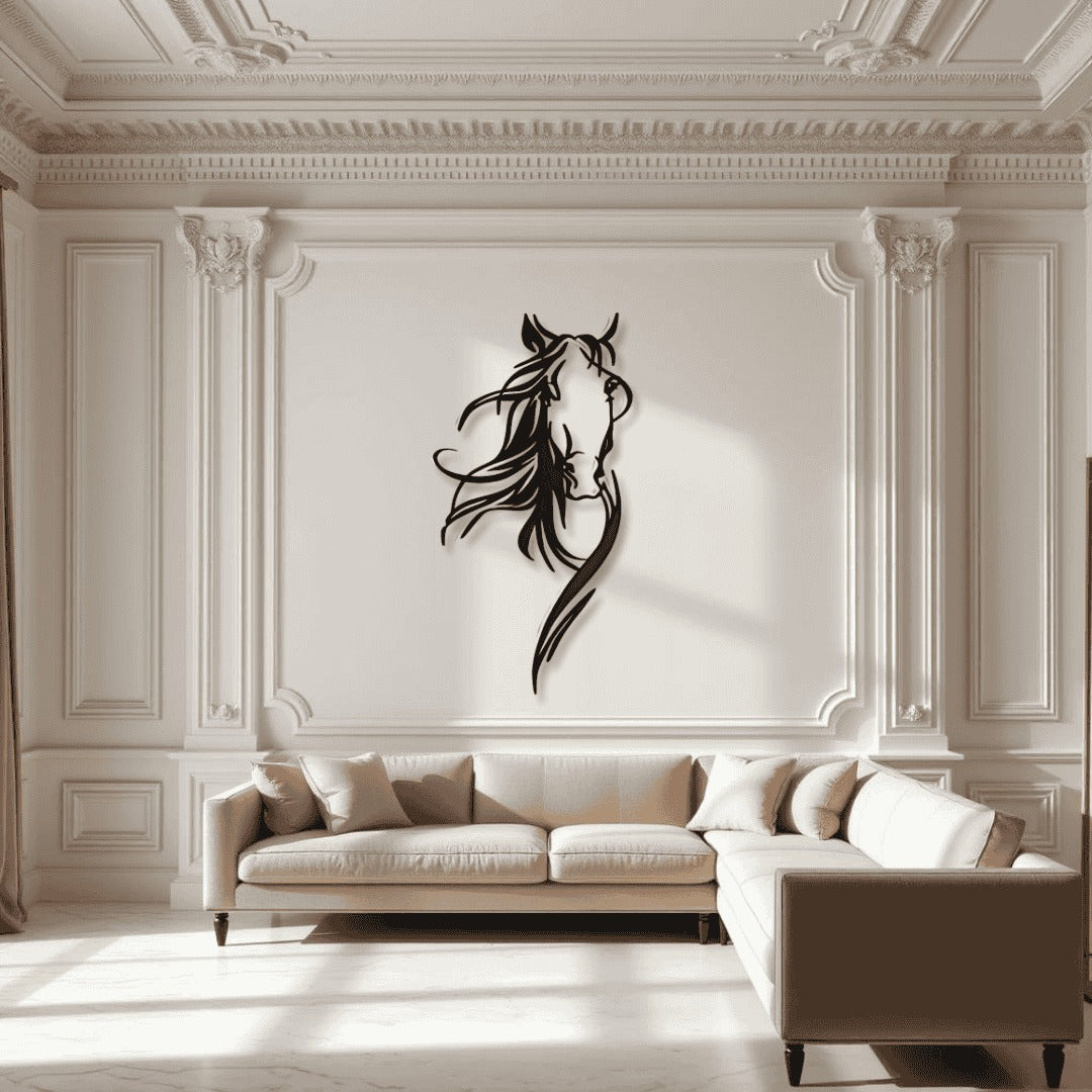 Horse Wall Art D20 لوحة الخيل | Metal Wall Art