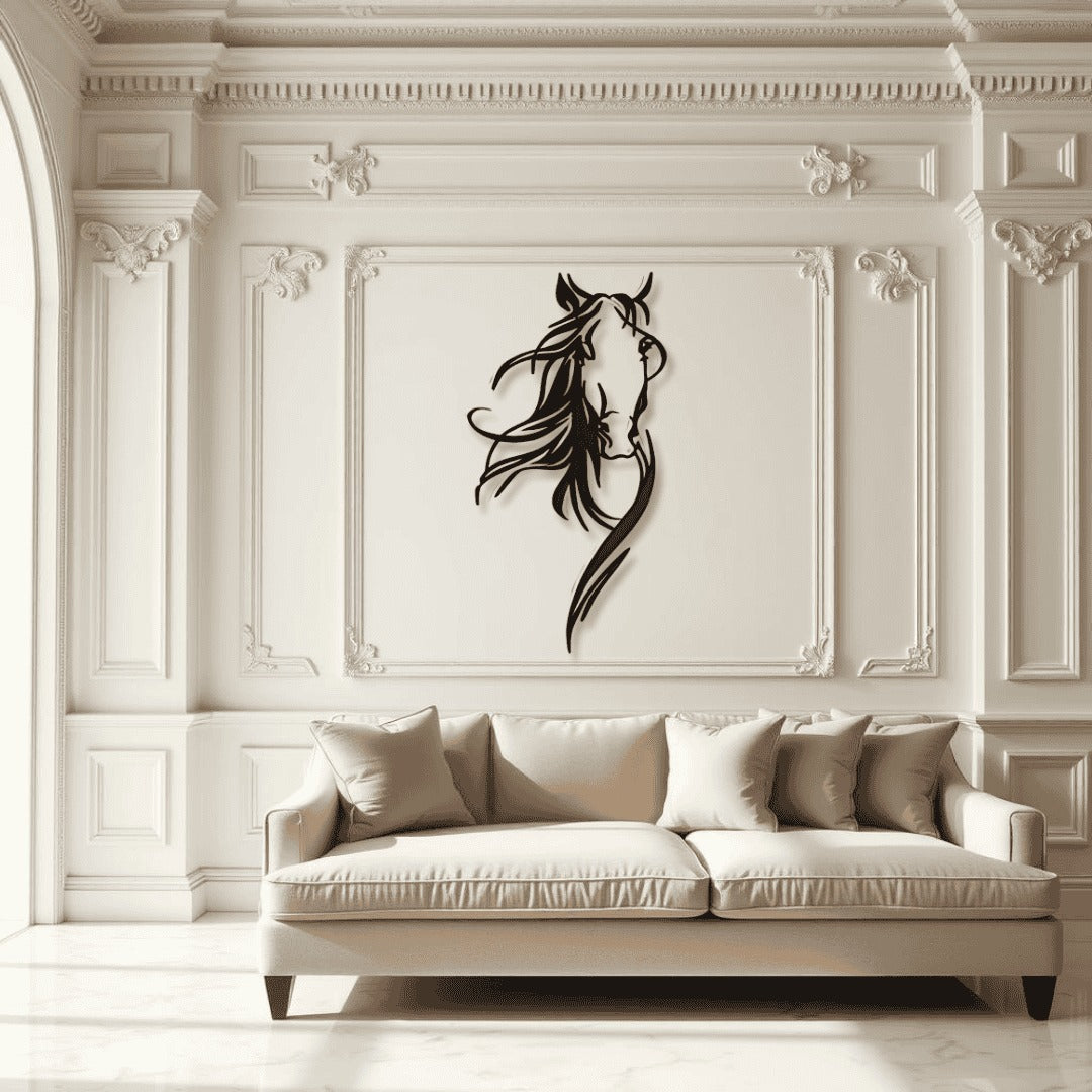 Horse Wall Art D20 لوحة الخيل | Metal Wall Art