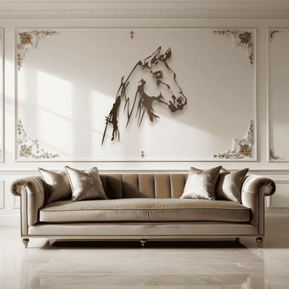 Horse Wall Art D22 لوحة الخيل | Metal Wall Art