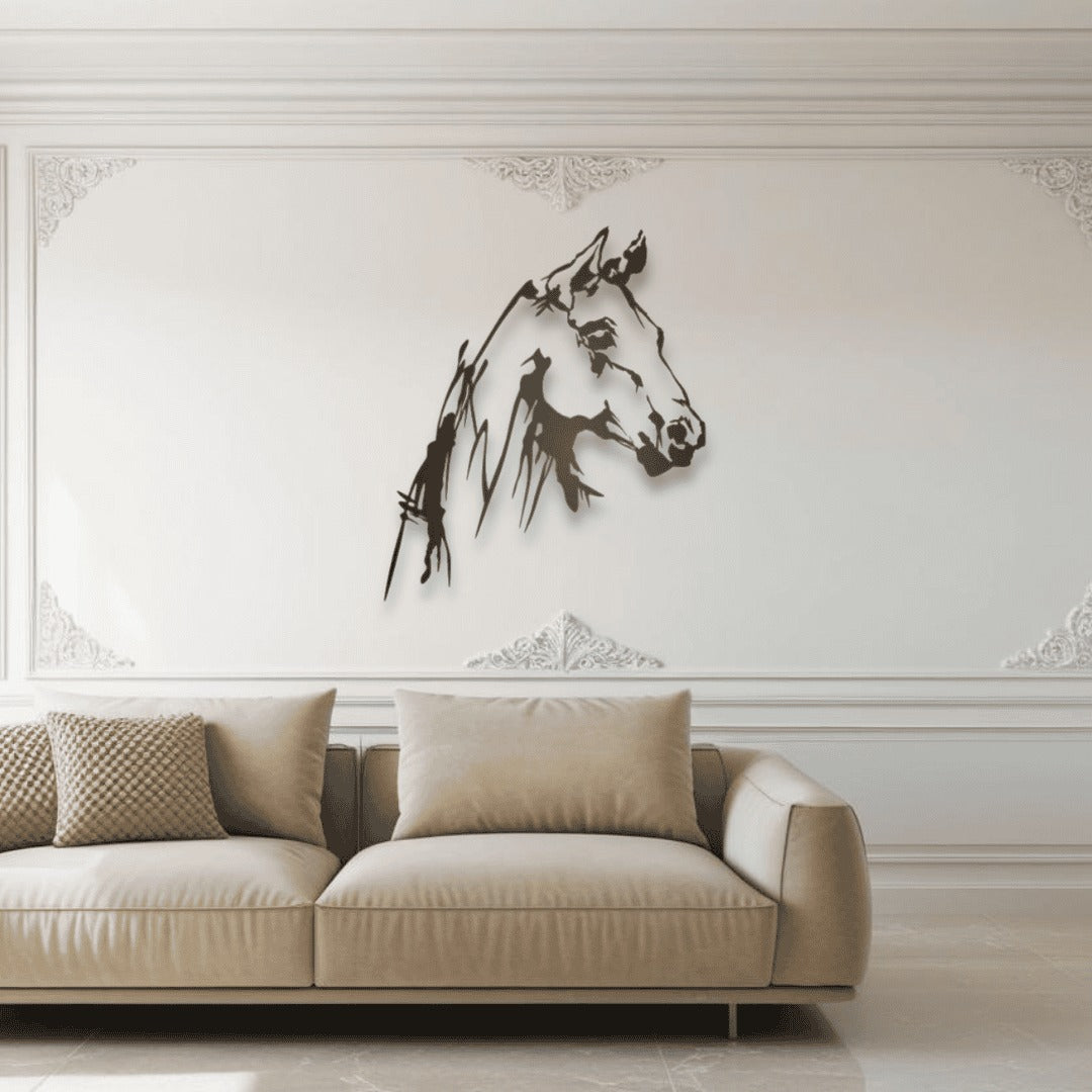 Horse Wall Art D22 لوحة الخيل | Metal Wall Art