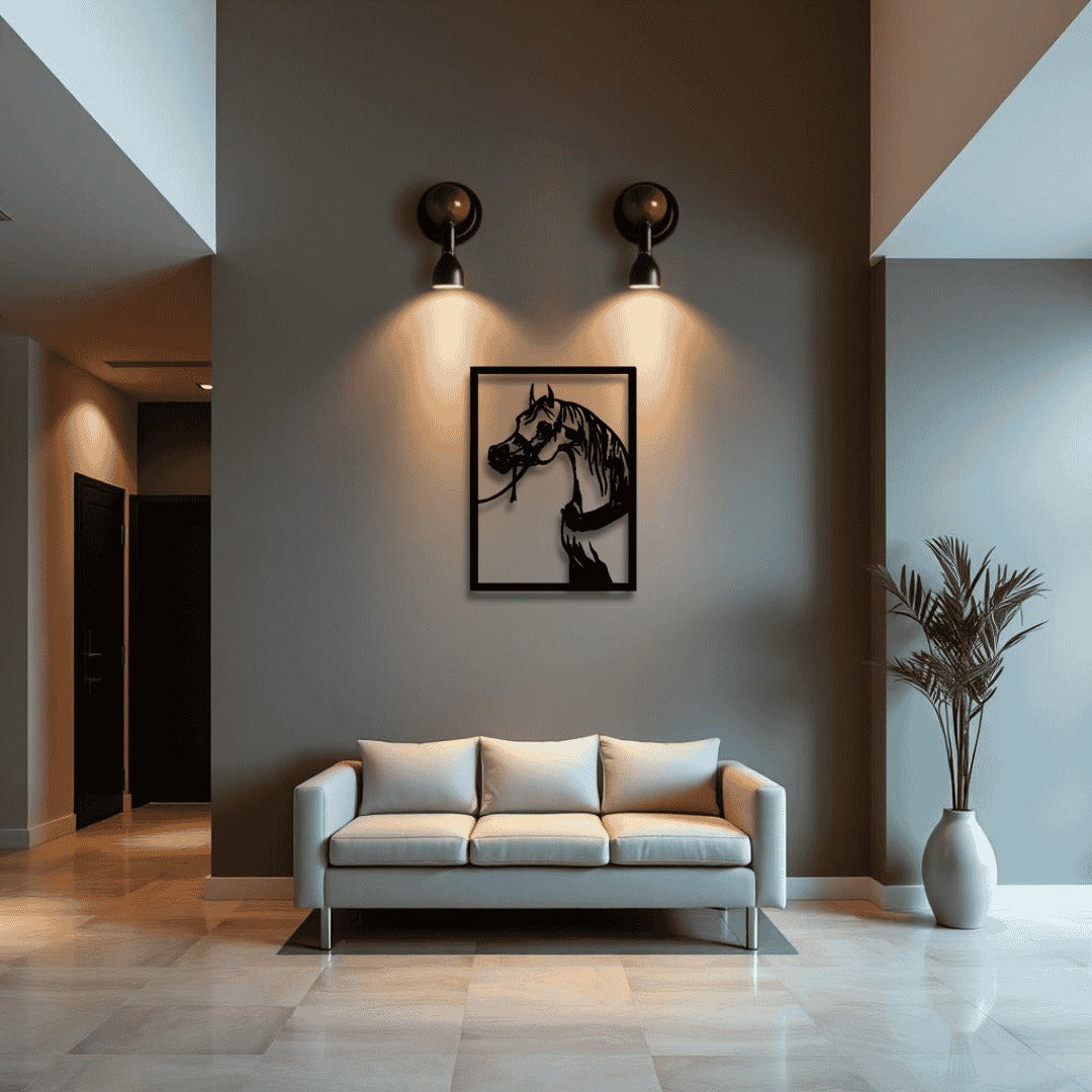 Horse Wall Art D3 لوحة الخيل | Metal Wall Art