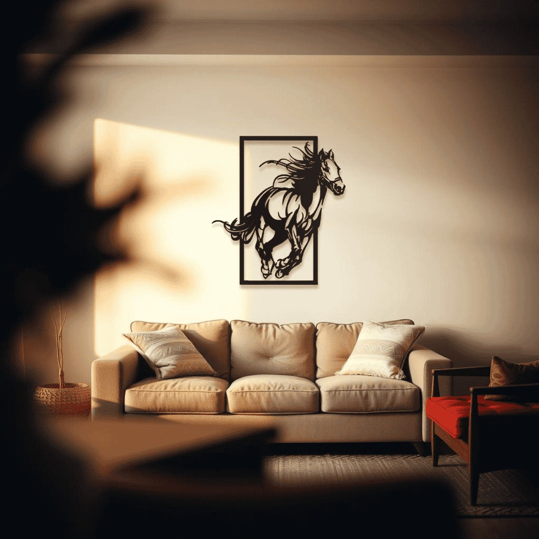 Horse Wall Art D4 لوحة الخيل | Metal Wall Art