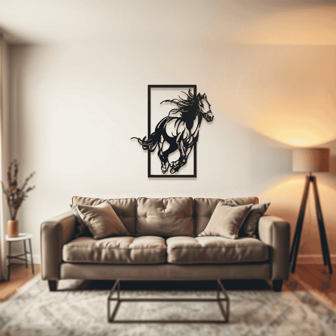Horse Wall Art D4 لوحة الخيل | Metal Wall Art