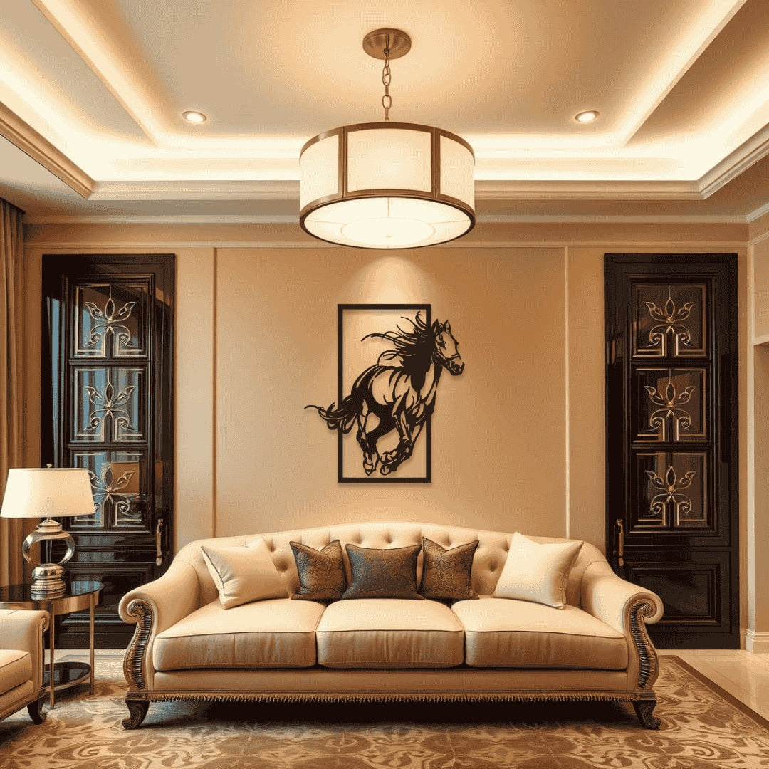 Horse Wall Art D4 لوحة الخيل | Metal Wall Art