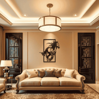 Horse Wall Art D4 لوحة الخيل | Metal Wall Art