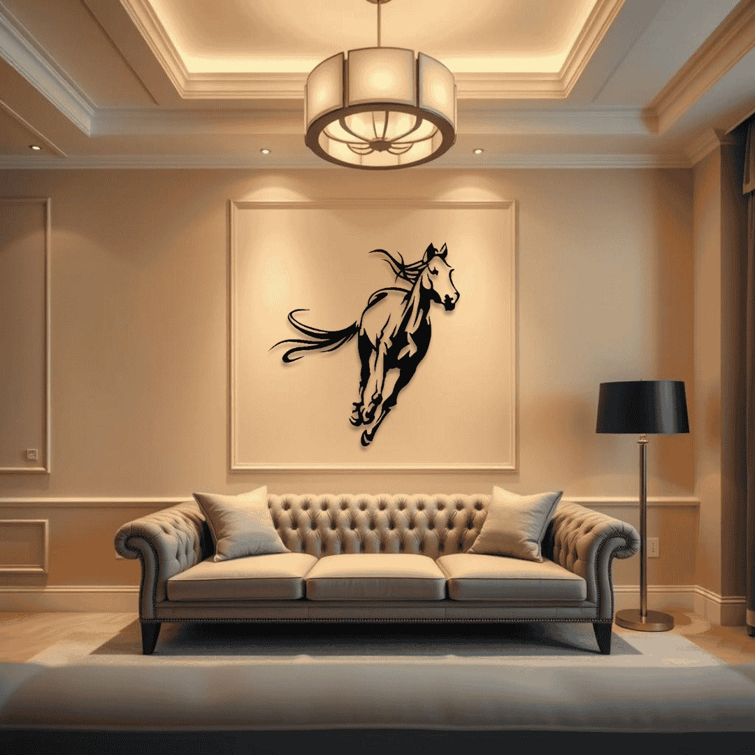 Horse Wall Art D6 لوحة الخيل | Metal Wall Art