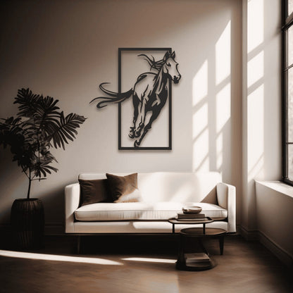 Horse Wall Art D7 لوحة الخيل | Metal Wall Art