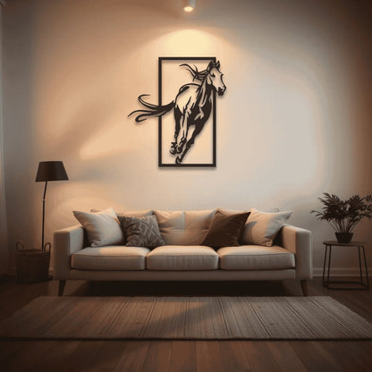 Horse Wall Art D7 لوحة الخيل | Metal Wall Art