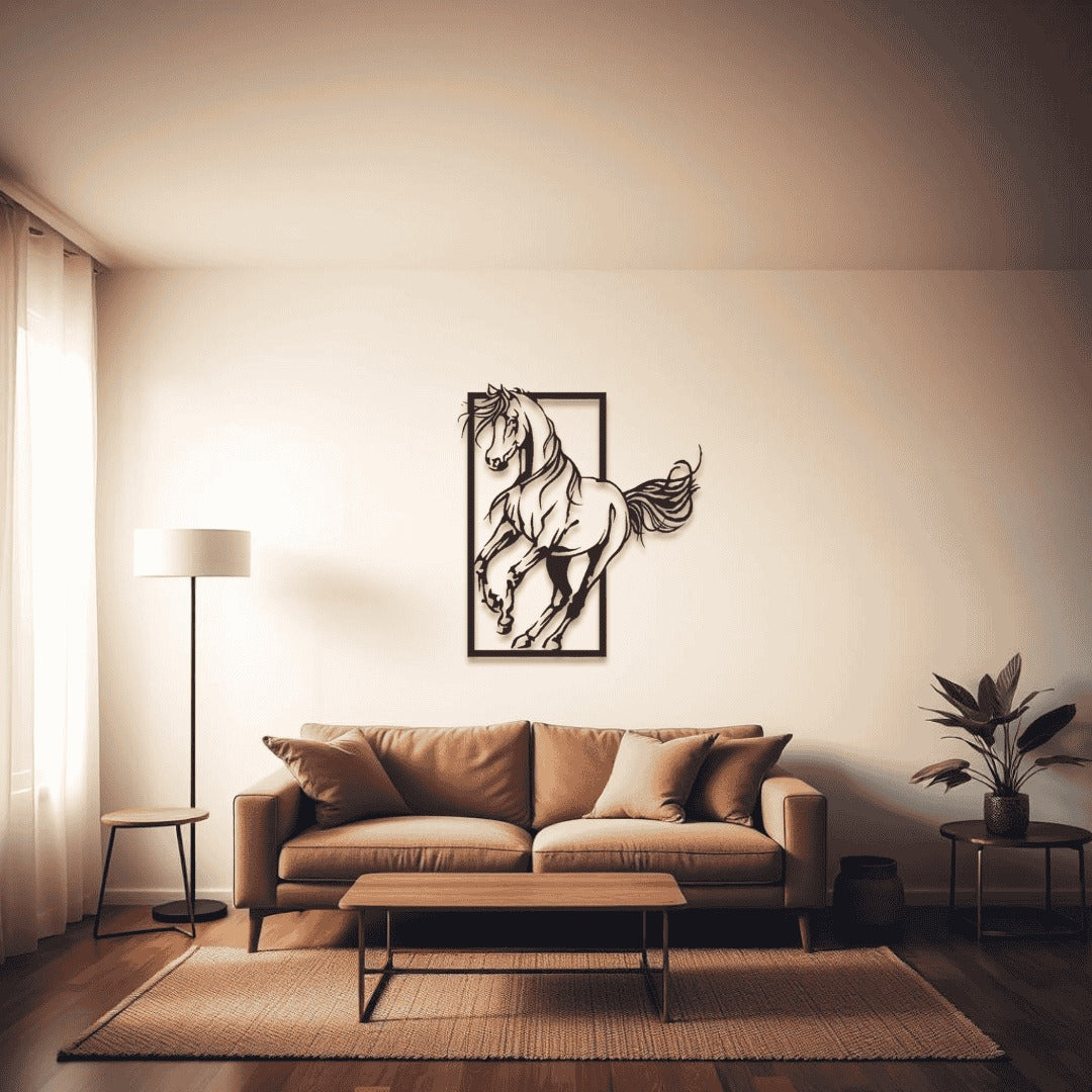 Horse Wall Art D8 لوحة الخيل | Metal Wall Art