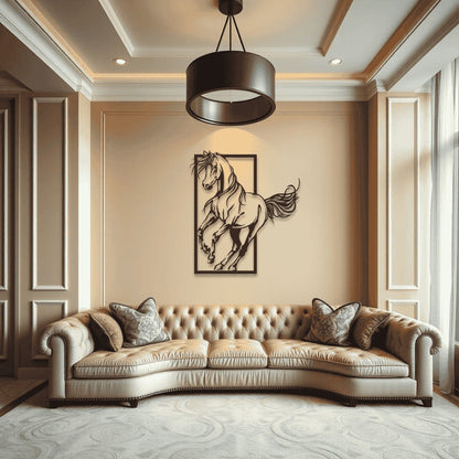 Horse Wall Art D8 لوحة الخيل | Metal Wall Art