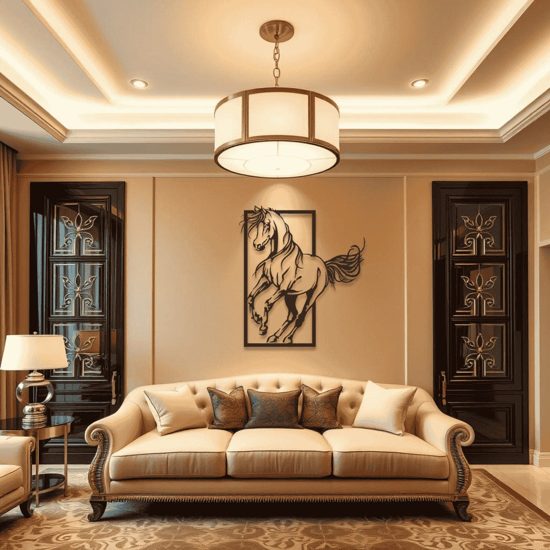 Horse Wall Art D8 لوحة الخيل | Metal Wall Art