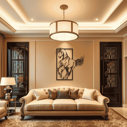Horse Wall Art D8 لوحة الخيل | Metal Wall Art