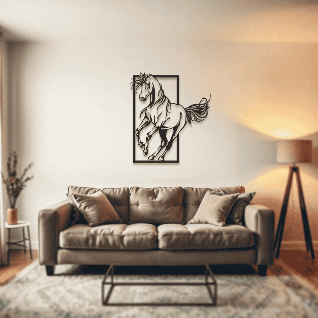 Horse Wall Art D8 لوحة الخيل | Metal Wall Art