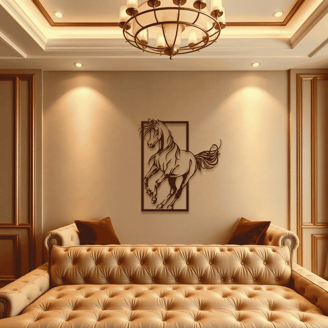 Horse Wall Art D8 لوحة الخيل | Metal Wall Art