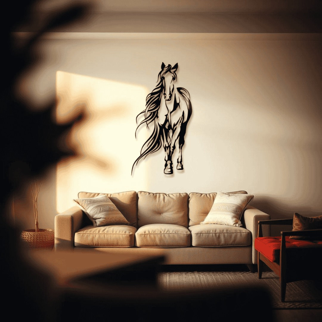 Horse Wall Art D9 لوحة الخيل | Metal Wall Art