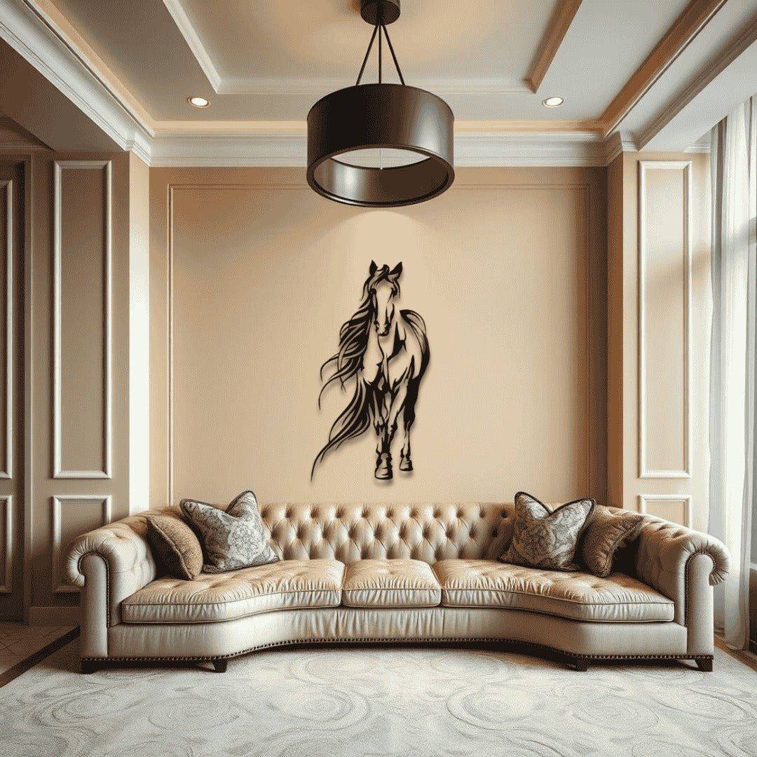 Horse Wall Art D9 لوحة الخيل | Metal Wall Art