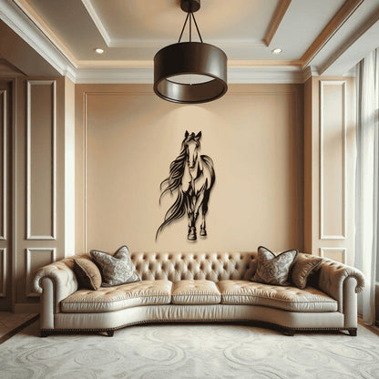 Horse Wall Art D9 لوحة الخيل | Metal Wall Art