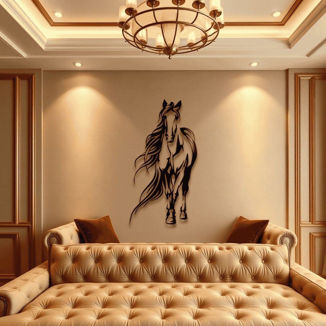 Horse Wall Art D9 لوحة الخيل | Metal Wall Art