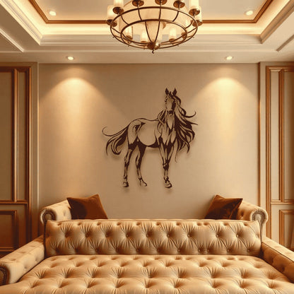 Horse Wall Art D16 لوحة الخيل | Metal Wall Art