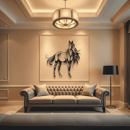 Horse Wall Art D16 لوحة الخيل | Metal Wall Art