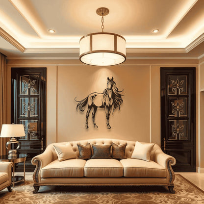 Horse Wall Art D16 لوحة الخيل | Metal Wall Art